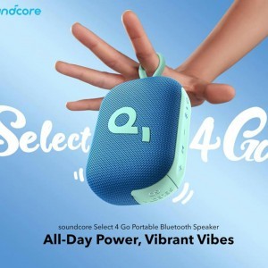 Anker - Vezeték nélküli hangszóró Soundcore Select 4 Go (A31X1011) - Tényleges vezeték nélküli sztereó, 5W, IP67 - Fekete-2