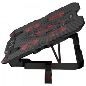 XTRIKE ME Laptop Hűtőpad Beépített Telefon Tartóval FN-813 Fekete-3