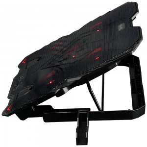 XTRIKE ME Laptop Hűtőpad Beépített Telefon Tartóval FN-813 Fekete-5
