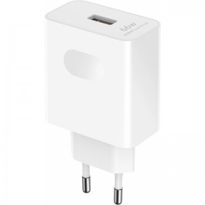 Honor HN-110600E00, 66W, 6A, 1 x USB-A hálózati adapter USB-C Kábellel, Fehér 5503AAHX-1