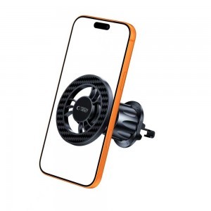 N56 Tech-Protect Mágneses Magsafe szellőző autós tartó Karbon Fekete-1