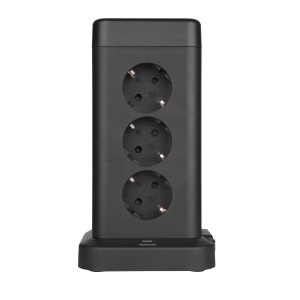 Huslog függőleges hálózati elosztó USB-A, USB-C porttal-1