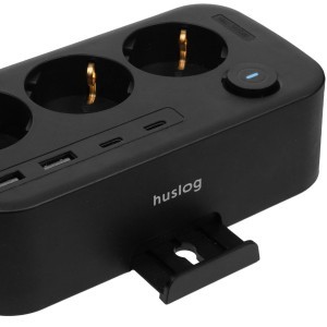 Huslog HUS1056 Hálózati elosztó telefontartóval USB-A, USB-C porttal-8
