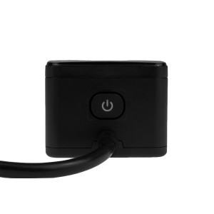 Huslog LED elosztó kocka fekete USB-A, USB-C portokkal-7