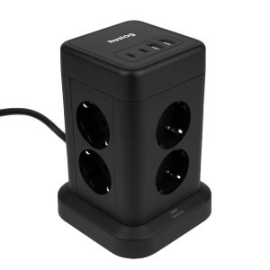 Huslog függőleges hosszabbító USB-vel-10