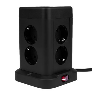 Huslog függőleges hosszabbító USB-vel-8