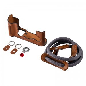 Smallrig 5670 Leather Half Case Kit for Fujifilm X-T30 / X-T30 II / X-T30 III Brown-2