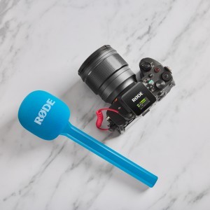 RØDE Interview GO mikrofonfogó nyél vezeték néküli mikrofonokhoz, kék-5