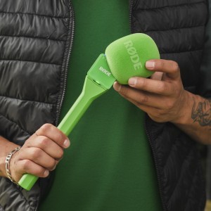 RØDE Interview GO mikrofonfogó nyél vezeték néküli mikrofonokhoz, zöld-7