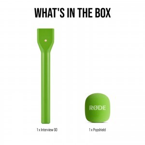 RØDE Interview GO mikrofonfogó nyél vezeték néküli mikrofonokhoz, zöld-2