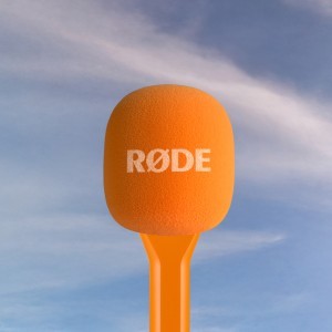 RØDE Interview GO mikrofonfogó nyél vezeték néküli mikrofonokhoz, narancssárga-6