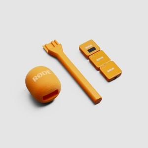 RØDE Interview GO mikrofonfogó nyél vezeték néküli mikrofonokhoz, narancssárga-4