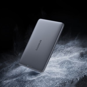 Baseus PicoGo AM41 Ultra-Karcsú 5000mAh 20W MagSafe Kompatibilis Power Bank Baseus Simple USB-C 60W 30cm Kábellel - Fekete-5
