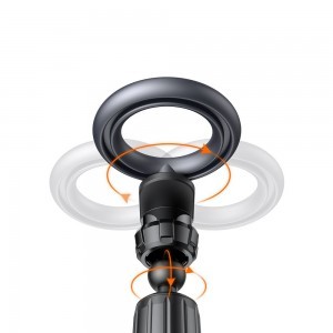 Autós tartó Mcdodo - Mágneses tartó (CM-6260) - Légbeömlőre, 360°-ban állítható forgatás, Erős mágnes - Fekete-3