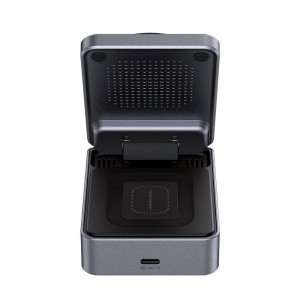 Mcdodo töltőállomás (CH-5192) - Fali Töltő + Type-C Kábel, Qi2, 22.5W, MagQ - Fekete magsafe-2