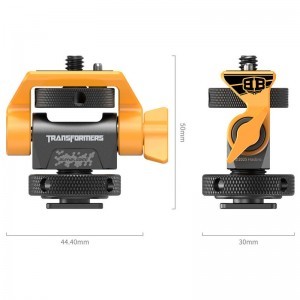 Smallrig 5519 Swivel and Tilt Adjustable Monitor Support with Cold Shoe (Bumblebee Edition)-3