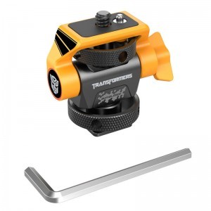 Smallrig 5519 Swivel and Tilt Adjustable Monitor Support with Cold Shoe (Bumblebee Edition)-4