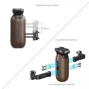 Smallrig 5237 Wooden Side Handle with 1/4"-20 Screw-2