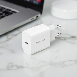 Blavec Hálózati töltő BC-9 - USB-C - PD 20W 3A USB-C - USB-C kábel (TCBC9-CW203A+CC) fehér-5
