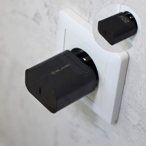 Blavec fali töltő BC-9 - Type C - PD 20W 3A Type C - Type C kábellel (TCBC9-CB203A+CC) fekete-6