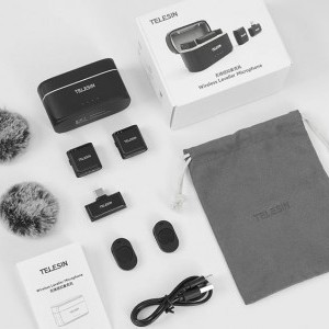 Mikrofon + Powerbank telefonokhoz TELESIN (Type-C)-1