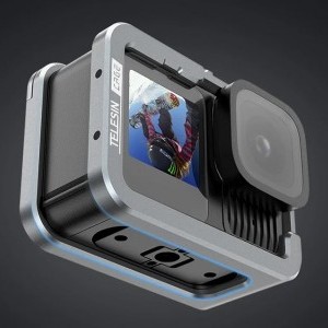 Alumínium fém védő kamera keret Telesin GoPro Hero 13-hoz-2