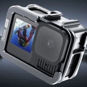 Alumínium fém védő kamera keret Telesin GoPro Hero 13-hoz-3