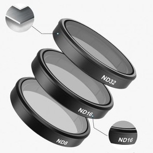 Telesin CPL, ND8/16/32 szűrőkészlet (4 db-os) DJI Action 5 Pro / 4 / 3-hoz-2