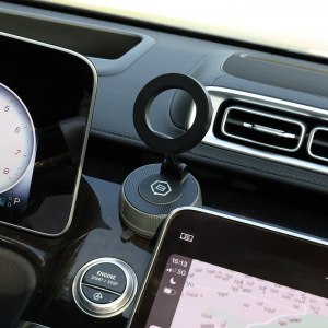 Blavec autós tartó BHV-03 mágneses vákuumos műszerfalra vagy szélvédőre (BHV03-PMB) fekete-5