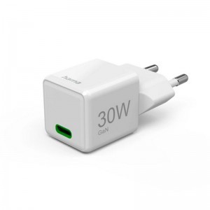 Hama Fast Charger, USB-C, PD, 30 W töltő (fehér)