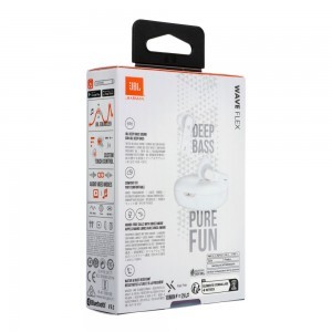 JBL Wave Flex TWS Bluetooth Vezeték Fülhallgató Fehér EU (JBLWFLEXWHT)-12