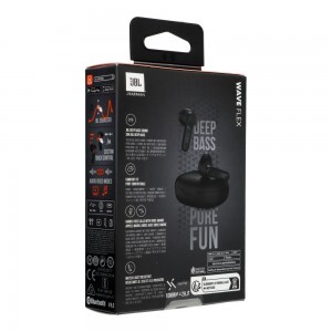 JBL Wave Flex TWS Bluetooth Wireless In-Ear Fülhallgató Fekete EU-5