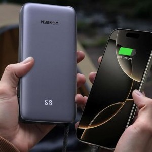 Powerbank beépített kábellel 20000mAh UGREEN PB536 45W (szürke)-6