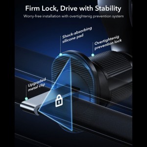 Fekete Esr Omnilock Cryoboost Mágneses Magsafe Autós Ventilátor Telefontartó Vezeték Nélküli Töltő Qi2.2 25W-4