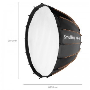 Smallrig 5395 FP-90 Quick-Setup Folding Parabolic Softbox-2