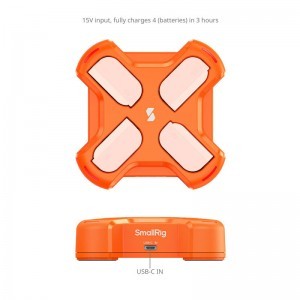 Smallrig 5748 Four-Channel Camera Battery Charger for DMW-BLK22-1