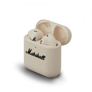 Marshall Minor IV TWS Bluetooth Vezeték Nélküli Fülhallgató BT 5.3, Aktív Zajszűrés, Qi Vezeték Nélküli Töltés, IPX4, Krém EU-1