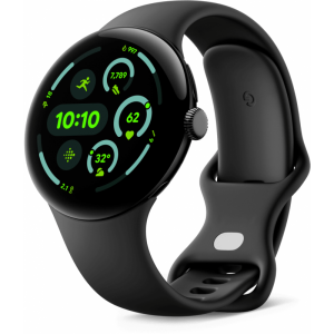Google Pixel Watch 3, 45mm, Fekete Obszidián GA05785-DE