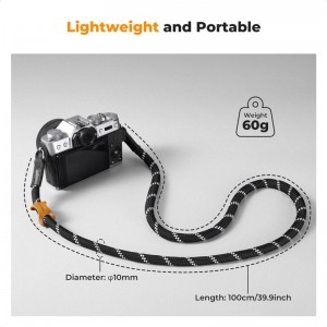 K&F Concept Urban Wander 05 nyakpánt (fekete-fehér)-2