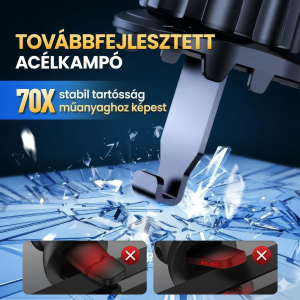 Alphajack MSH V1 mágneses autós telefontartó szellőzőre (Magsafe kompatibilis)-5