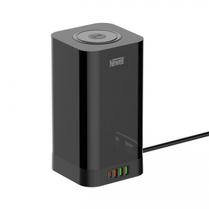 Newell GaN Power Cube hosszabbító és töltőközpont: 8 az 1-ben - vezeték nélküli töltővel