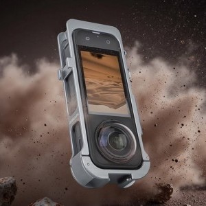 Sunnylife fém mágneses keret szilikon lencsevédővel Insta360 X5 készülékhez-2