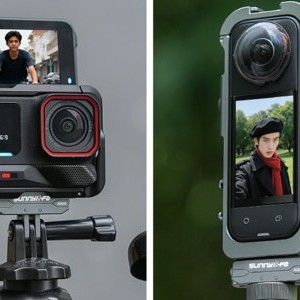 Alumínium Ötvözet Mágneses Adapter Sunnylife AD020 az Insta360 X5 / Ace / Ace Pro 2 / 1 számára-4