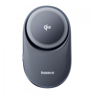 Baseus PrimeTrip VC1 Pro Vezeték nélküli autós tartó légbeömlőre, Type-C, 15W, Qi2, hűtőventilátorral - Fekete-2