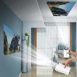 Yesido Mini Projektor (TV14) - HD Felbontás, Hordozható, 120ANSI - Fehér-4