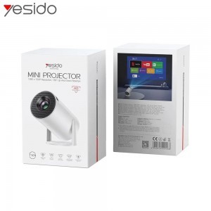 Yesido Mini Projektor (TV14) - HD Felbontás, Hordozható, 120ANSI - Fehér-6