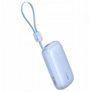 Baseus EnerFill FC21 Qpow 3 Ultra Power Bank levehető kábellel, 10000mAh, 22.5W, digitális kijelző - Galaxy Blue-2