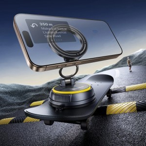 Baseus PrimeTrip VC2 Flex (C0013803) mágneses autós tartó műszerfalra/szélvédőre, összecsukható, állítható, vákuumzáras - Fekete-3