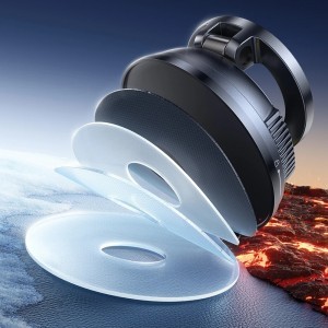 Baseus PrimeTrip VC2 Flex (C0013803) mágneses autós tartó műszerfalra/szélvédőre, összecsukható, állítható, vákuumzáras - Fekete-5