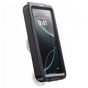 Baseus - Kerékpártartó PrimeTrip VB1 RainShield (C0013D01) - Mágneses tartás, Állítható, Lopásgátló rendszer - Kozmikus fekete-3